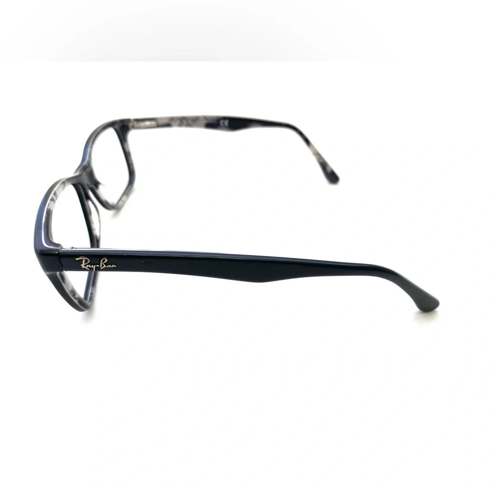 Ray Ban Women’s Marbleized Black/White Retro Wingtip Eyeglass Frames